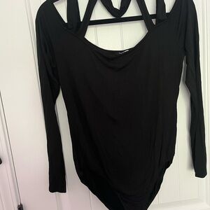 Fashion Nova Black Long Sleeve Women's Top